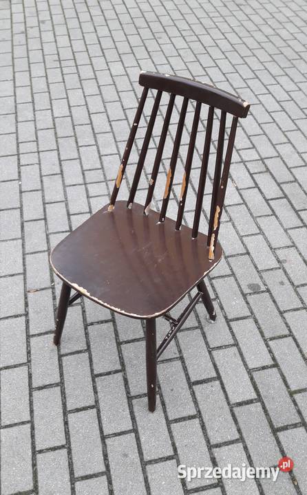 Krzesło patyczak MGrabiński Fameg design PRL Gdynia