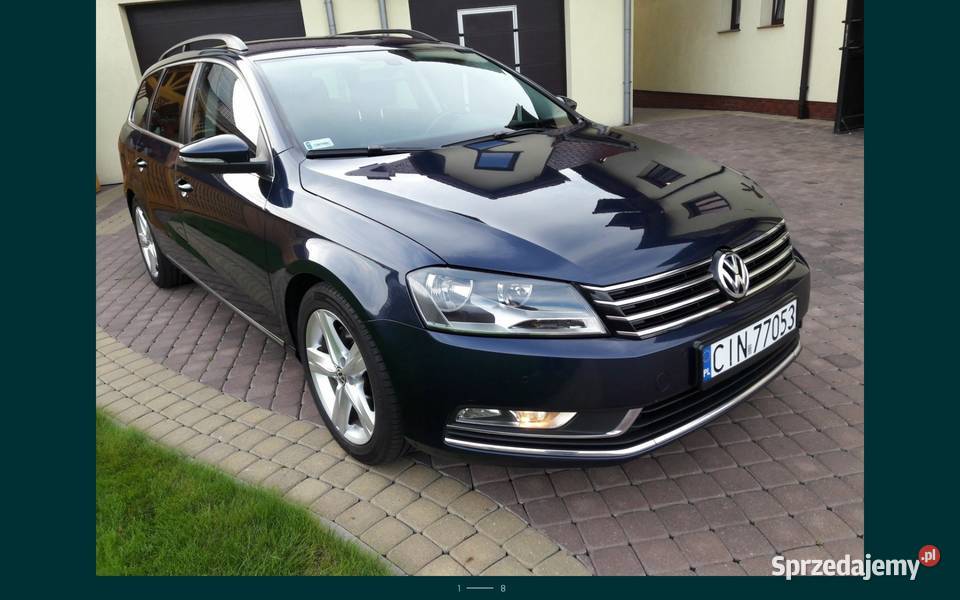 ładny Passat B7 20 TDI CR 140 welurowa tapicerka Inowrocław