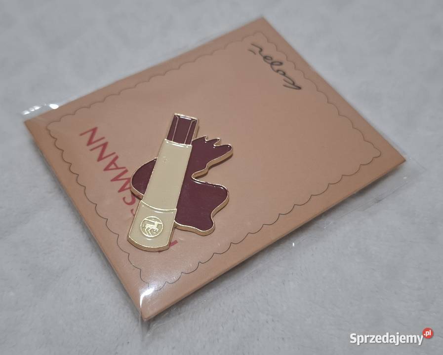 Przypinka szminka Rossman Pin 25x4 śląskie Czeladź