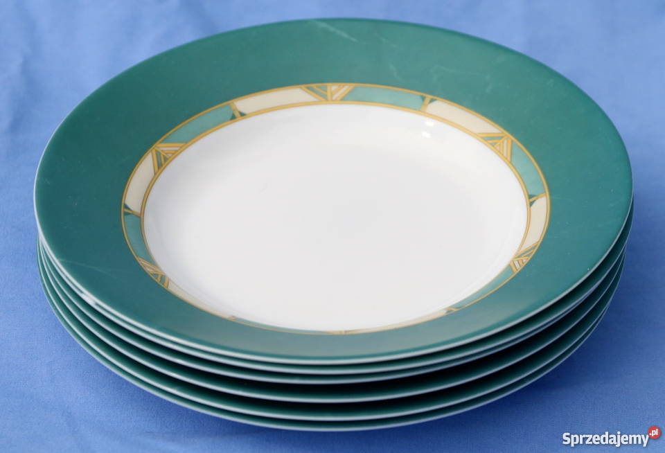 Talerze głębokie arcopla 6 wielokolorowy sprzedam