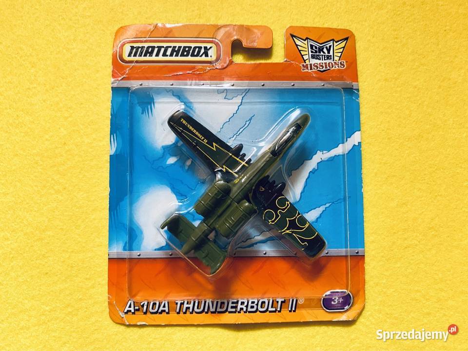 UNIKAT nowy samolot Matchbox A10A Thunderbolt II Modelarstwo pomorskie Gdynia sprzedam