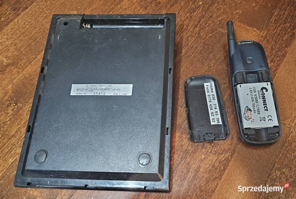 Telefon Motorola kalkulator Olimpia Turek sprzedam