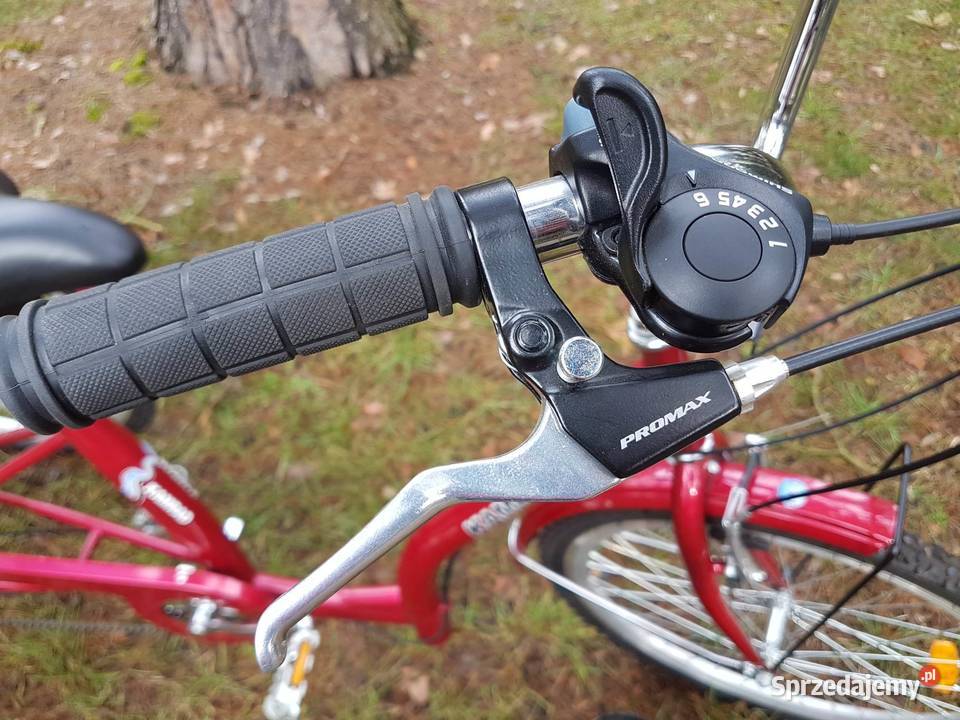 Rower trójkowłowy Kamrad II używany czerwony Łask