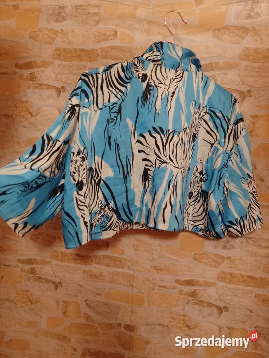 38M ZARA Krótka bluzka kimono bolerko z Madrytu