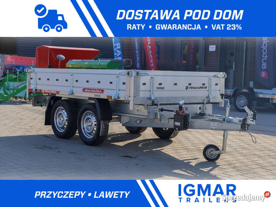 Przyczepa wywrotka 253x152 DMC 750 kiper dolnośląskie