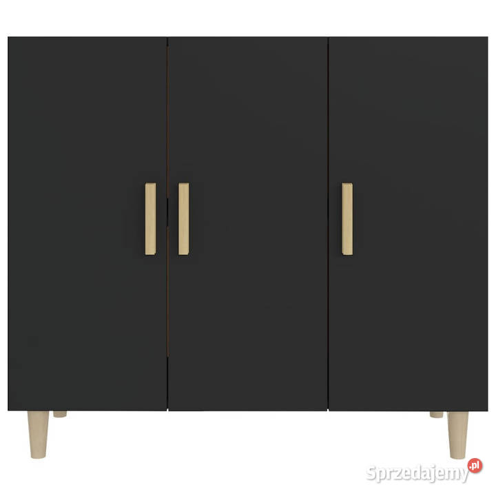 Szafka czarna 90x34x80 materiał drewnopochodny Szafki sprzedam