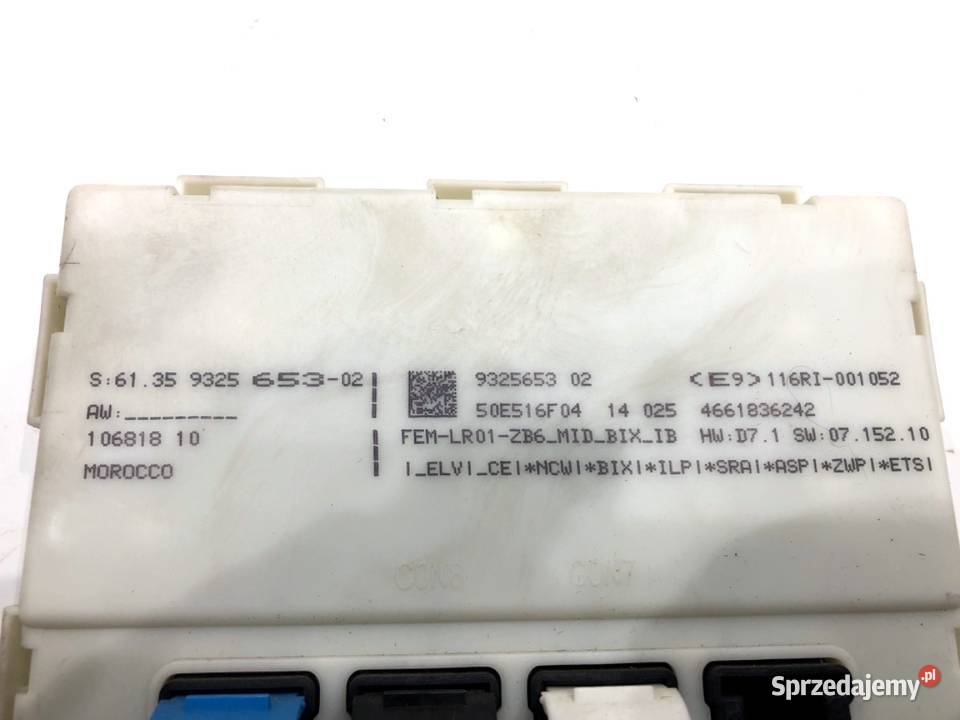 MODUŁ KOMFORTU BMW F32 9325653 SportowyCoupe osobowe sprzedam