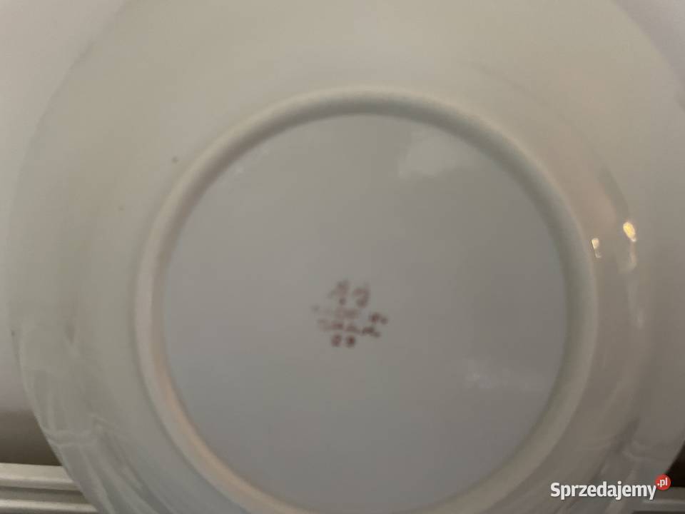 koreańskie porcelanowe talerze PRL Porcelana i szkło Pruszcz Gdański