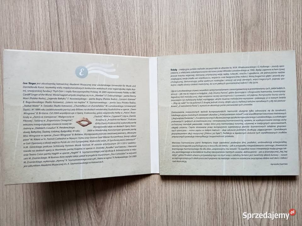 20 kolęd na głos i fortepian Witold Lutosławski Kraków