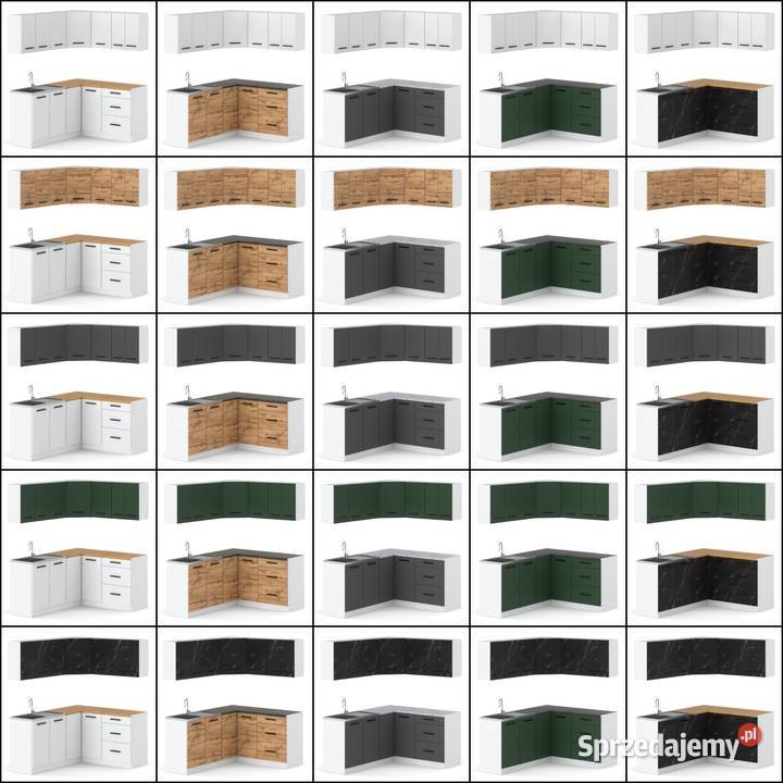 Meble Kuchenne Komplet Danka Narożna Modułowa Elbląg sprzedam