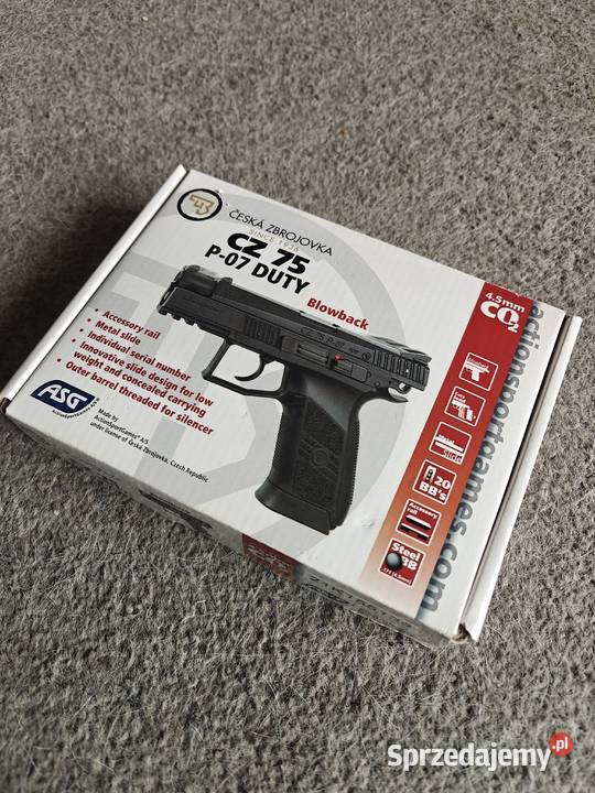 Wiatrówka CZ 75 P07 Duty BlowBack 45 mm Dąbrowa Górnicza