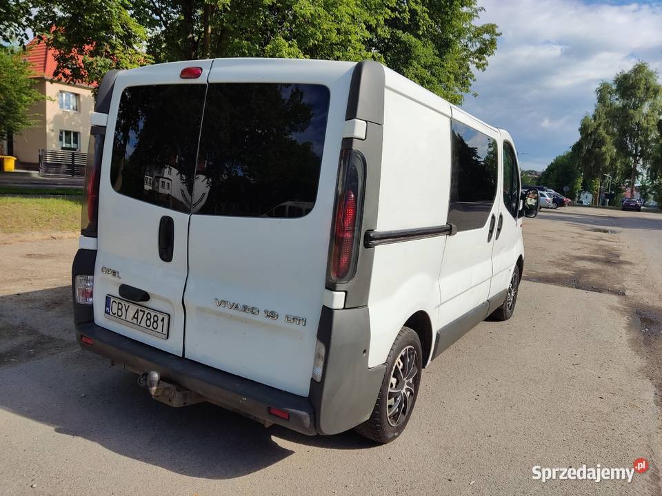 3 osobowa brygadówka VIVARO r2003 p19d sprawne z Opel Opel Elbląg