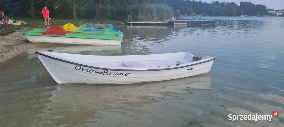 Żaglówka wiosłowa motorowa łódź Elizówka