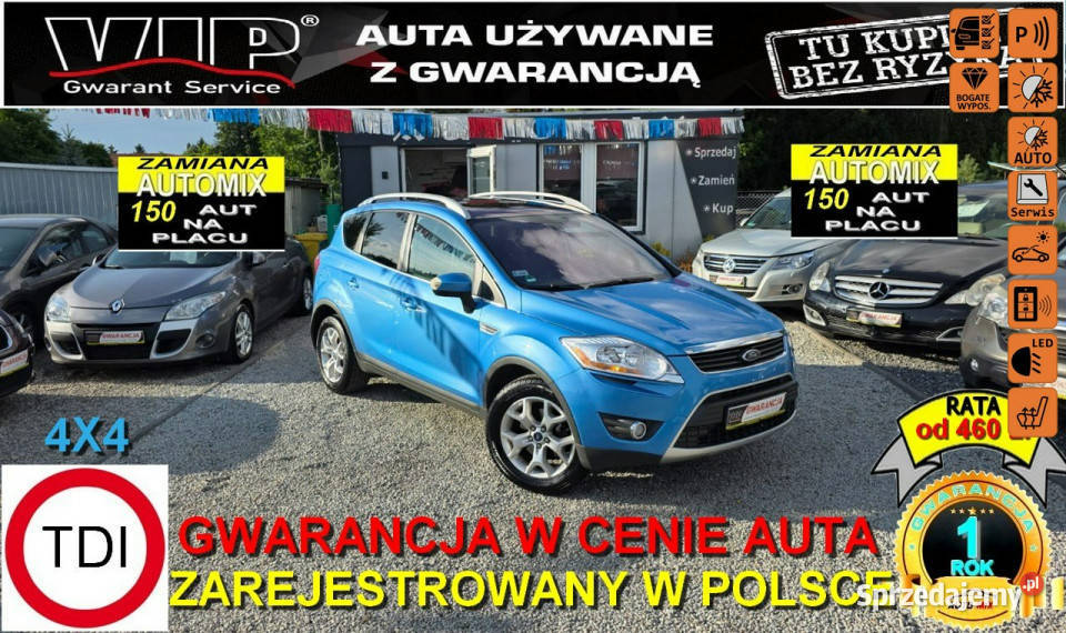 Ford Kuga 20 TDCI 136 Bezkluczykowy 2X dolnośląskie Świdnica sprzedam