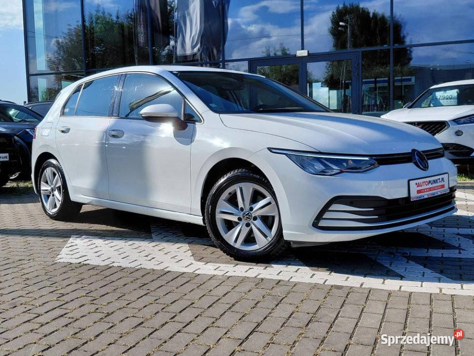 Volkswagen Golf 2022r FV23 Salon Polska LED ACC benzyna Kraków sprzedam