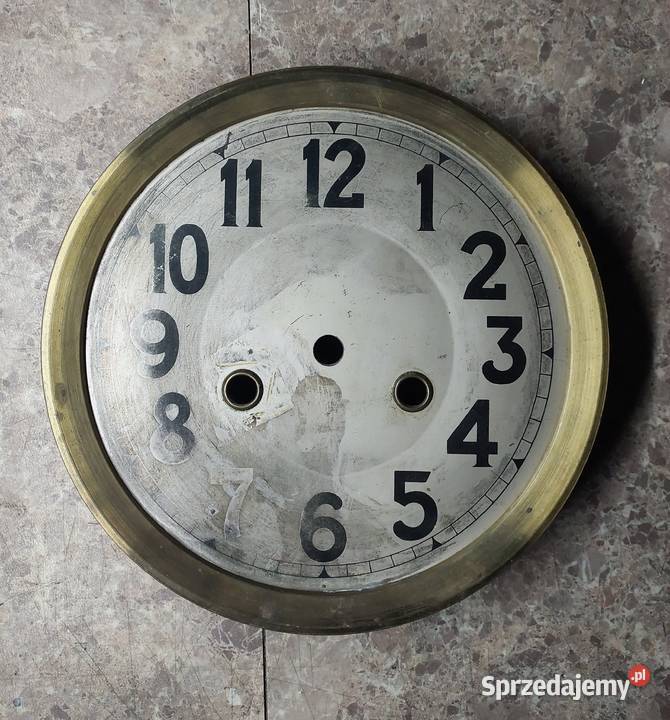 T143 Tarcza starego zegara GB 185 5732 Gustav Tczew