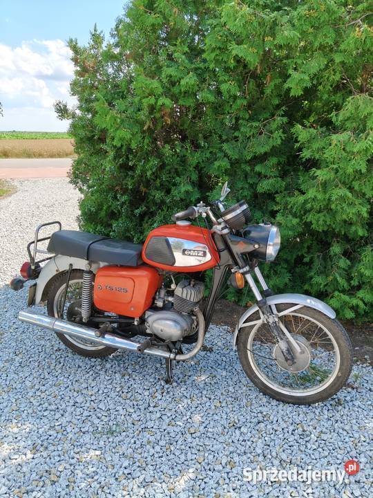 MZ TS 125 motocykl z dokumentami pozostałe Motocykle, skutery, quady