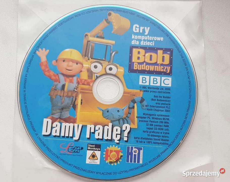 Gra komputerowa dzieci Bob Budowniczy Damy radę Zielona Góra