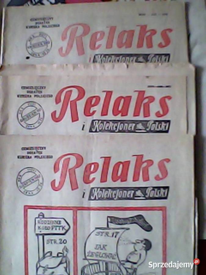 Stare gazety z lat 1980 90 tych TRYBUNA RELAX Warszawa sprzedam