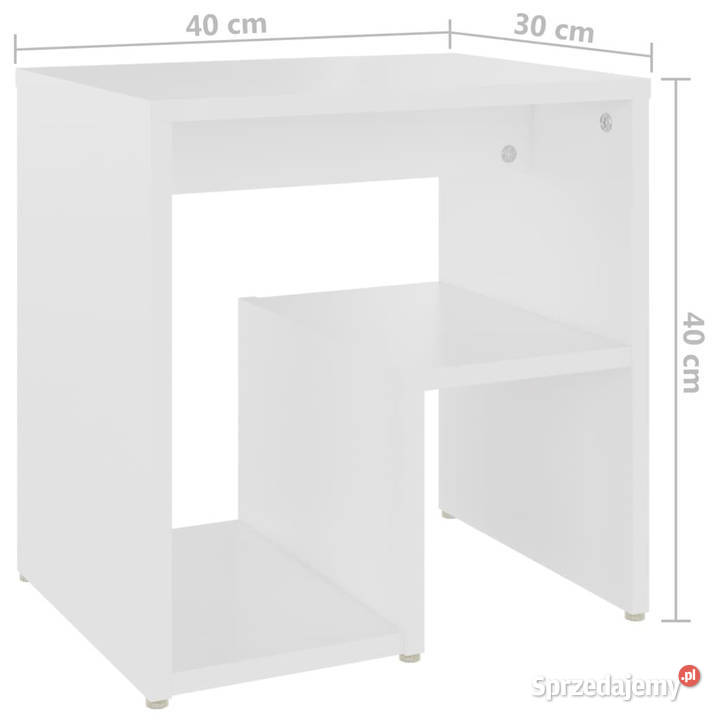 Szafka nocna biała 40x30x40 materiał mazowieckie Warszawa sprzedam