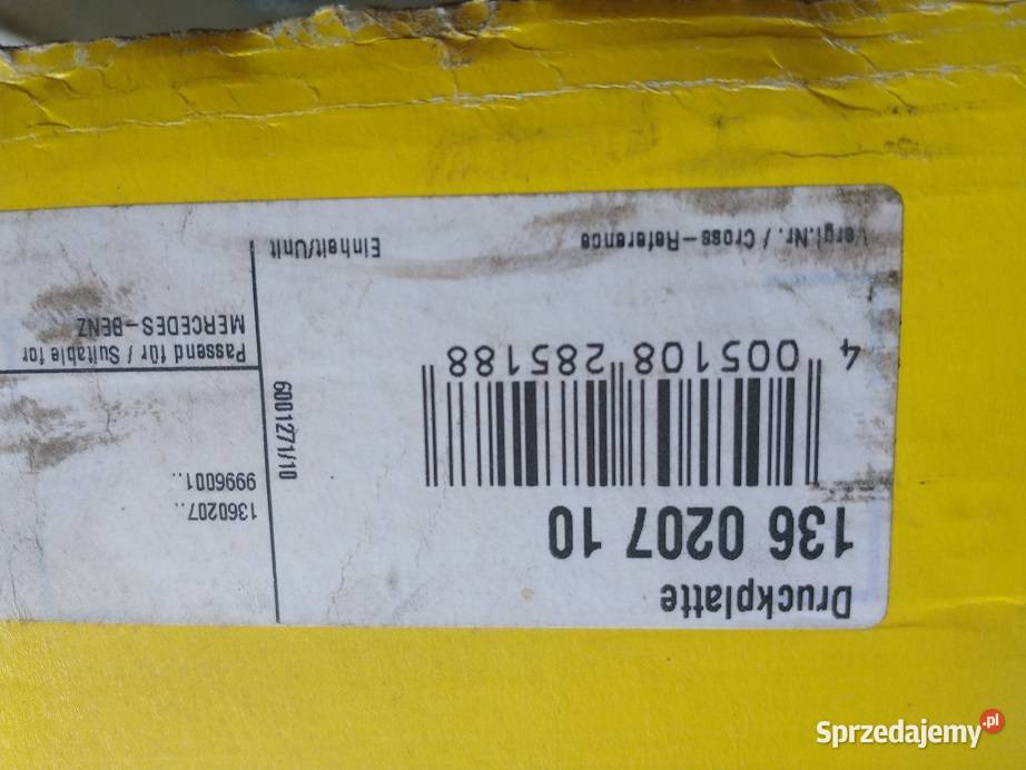 136 0207 10 Docisk sprzęgła M362mm DB 614711 ciężarowe Olsztyn