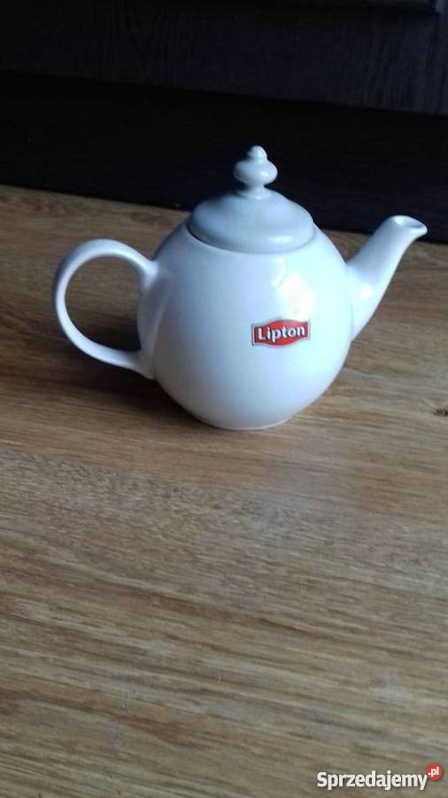 Dzbanek biały Lipton