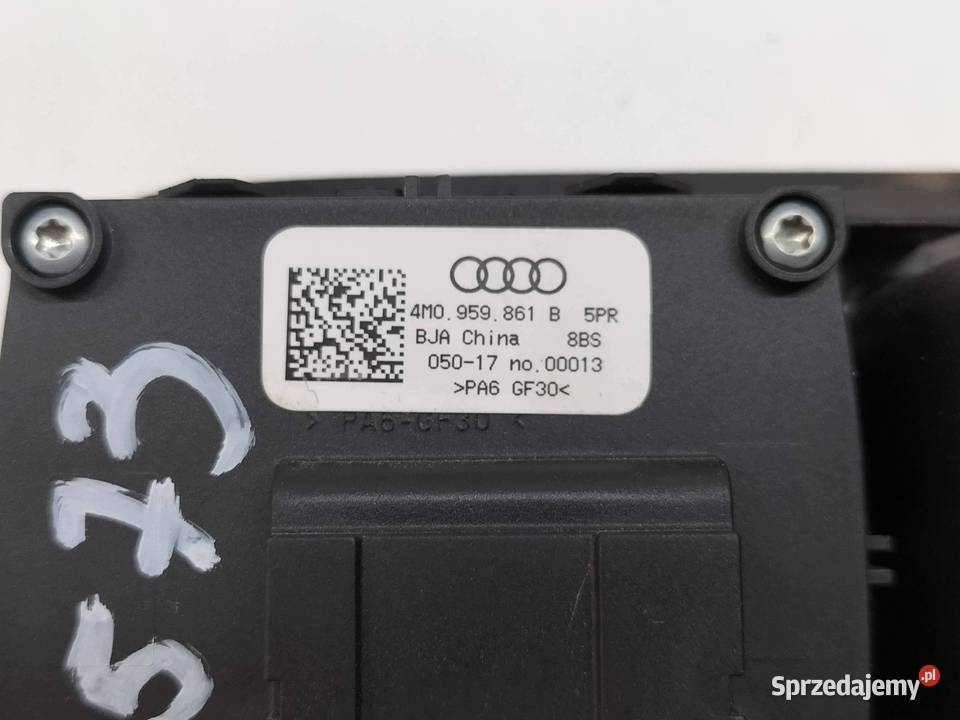 PRZEŁĄCZNIK FOTELA 4M0959861B 4M0959511E Audi Q7 osobowe