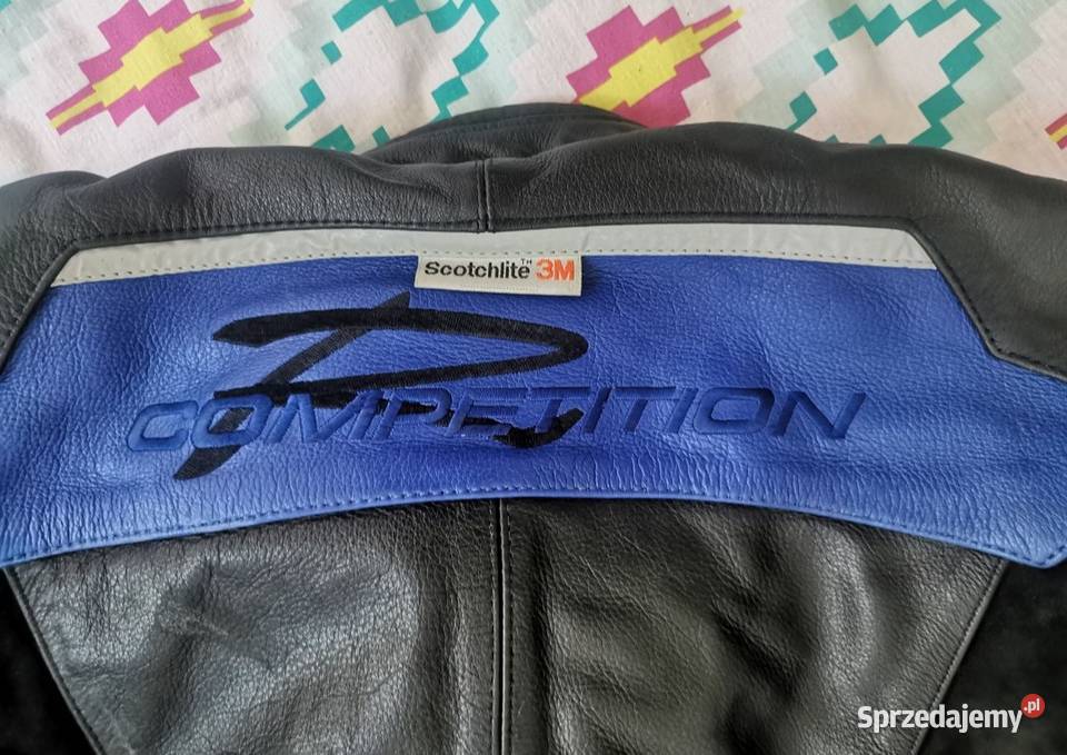 Kombinezon na motocykl czarno niebieski Akcesoria