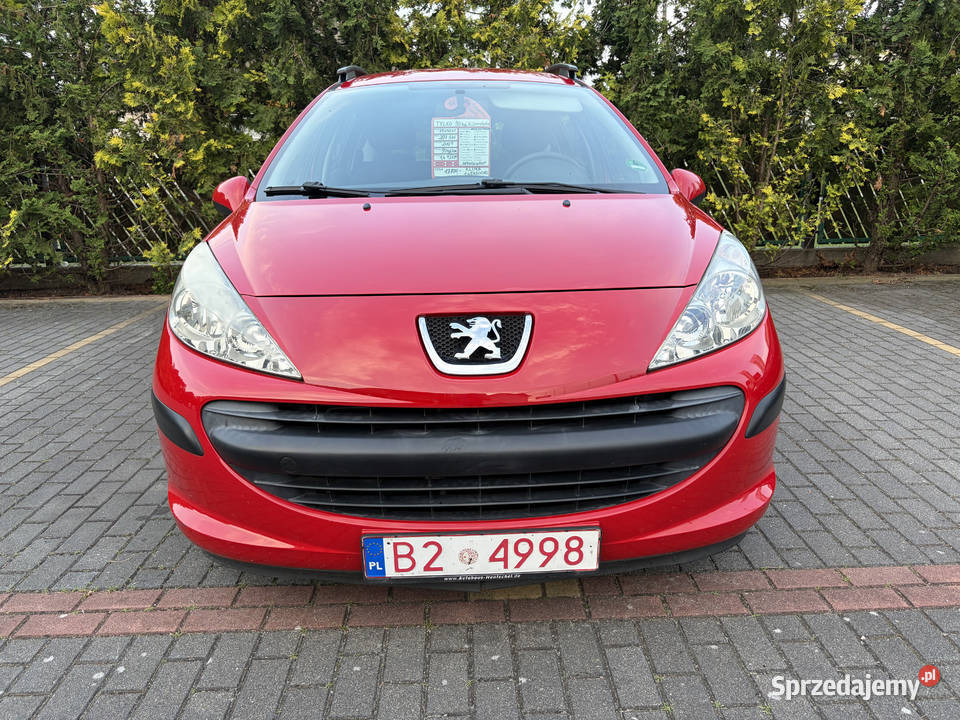 Peugeot 207 SW 14 Benzyna 8V 75 2007r Przebieg Kolno