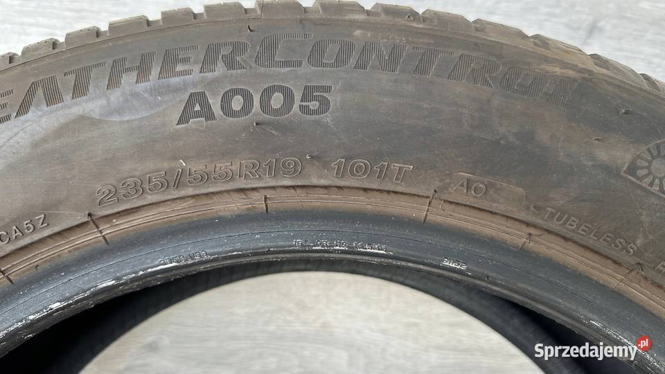 1X BRIDGESTONE WeatherControl A005 23555R19 87mm Samochodowe Samochodowe Gorzów Wielkopolski