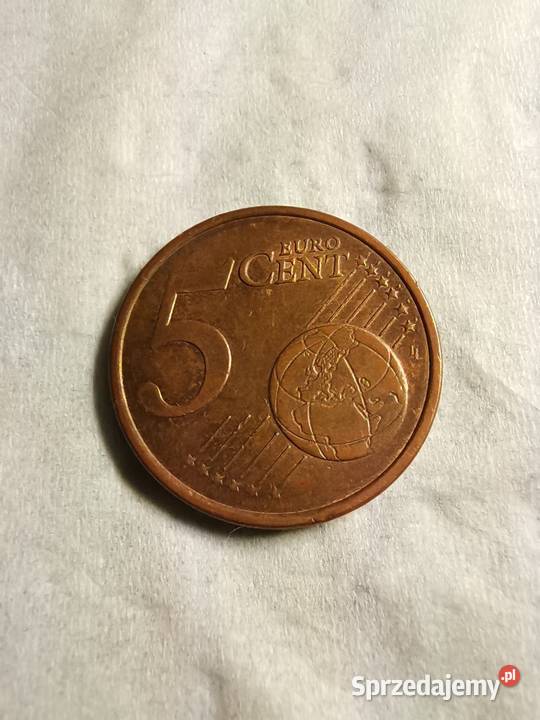 Niemcy RFN 5 Euro Cent 2002 Stuttgart Ząbki