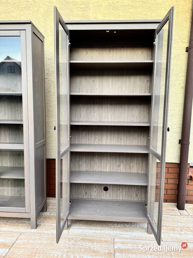 Witryna Hemnes Ikea z półkami kredens biblioteka sprzedam