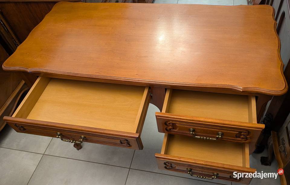 Dębowe biurko ludwikowskiesklep Dąbrowa Górnicza śląskie