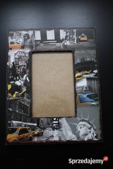 ramka zdjęć zdjęcia Nowy Jork York taxi gift Toruń