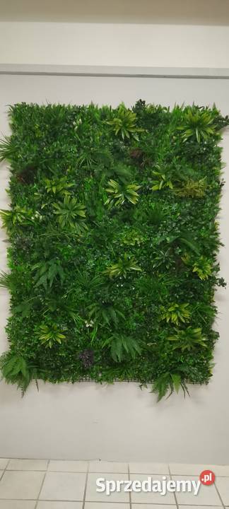 Piękna Dekoracyjna zielona ściana 3d 150x200