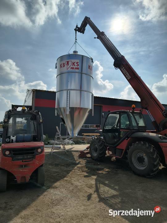 Silos paszowy lejowy o ładowności 17 ton Kruszyna