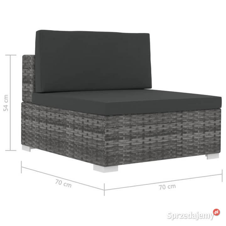 3częściowa sofa do ogrodu z poduszkami Warszawa