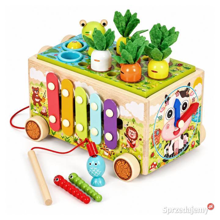 Drewniana kostka edukacyjna 8w1 opolskie sprzedam