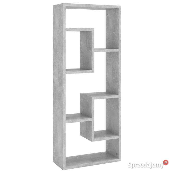 Półka ścienna szarość betonu 36x16x90 WM803015 Warszawa