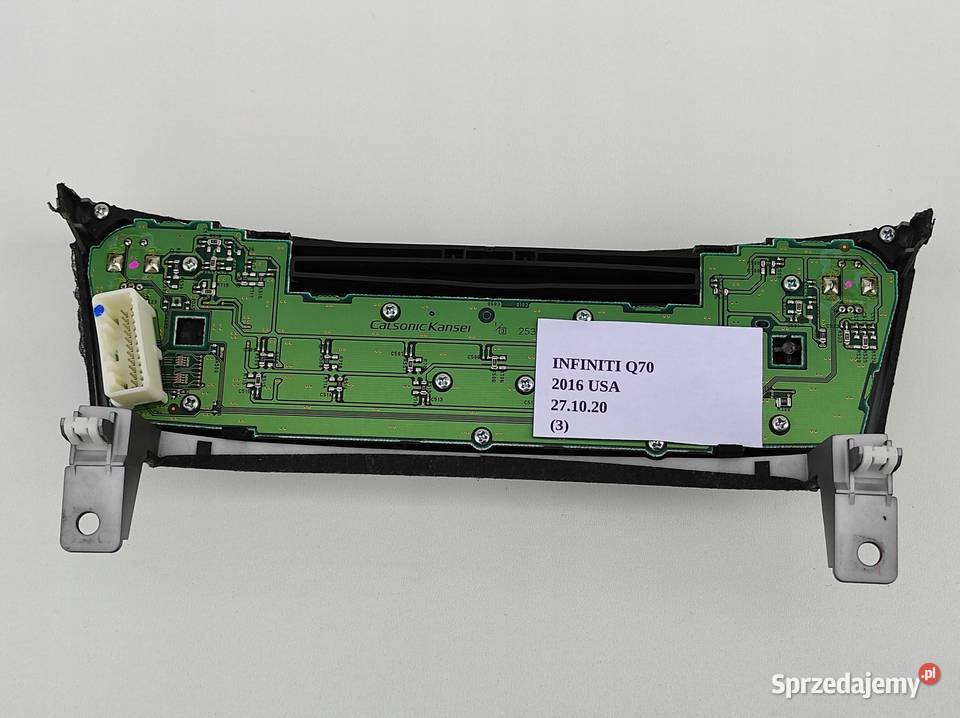 PANEL RADIA ODTWARZACZA INFINITI Q70 M35 M37 USA Wyposażenie wnętrza Nowy Tomyśl