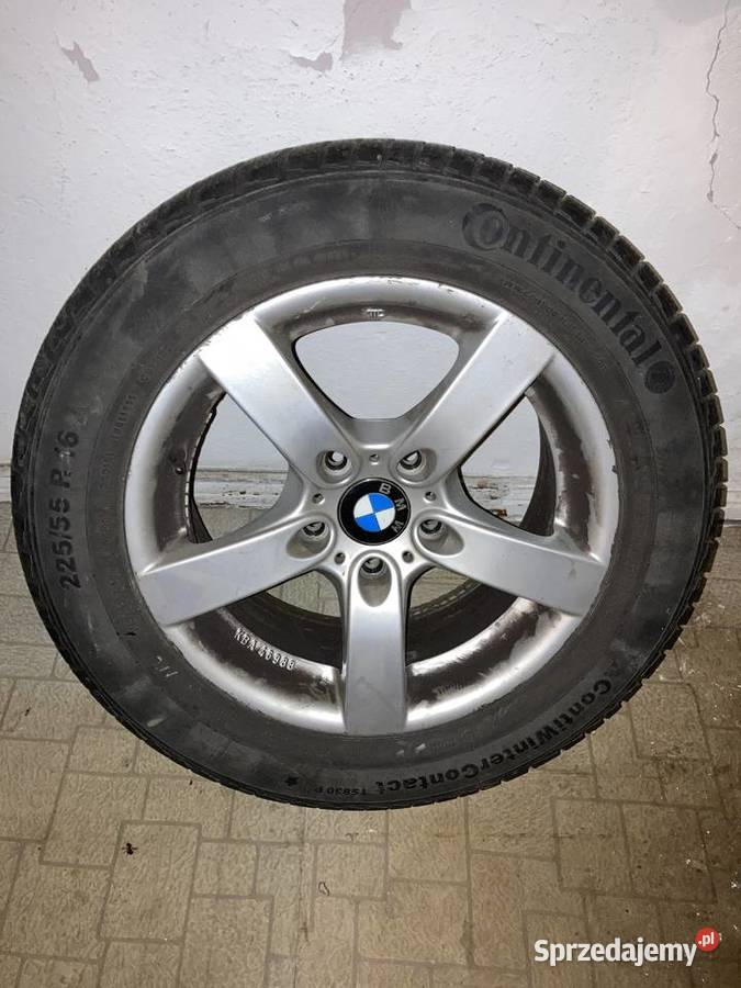 Koła BMW felgi aluminiowe 16 z oponami 22555 R16 Rozmiar 16" Oborniki Śląskie