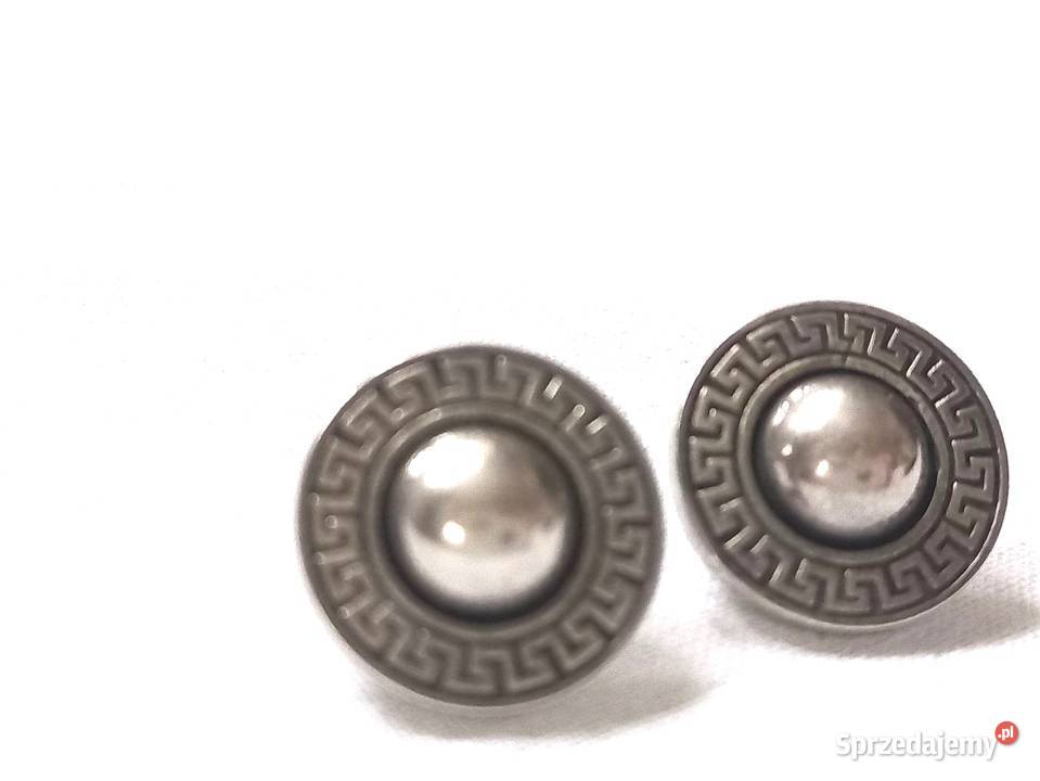 Kolczyki srebrne Sztyft oksydowane aż 8 g NOWE Białystok