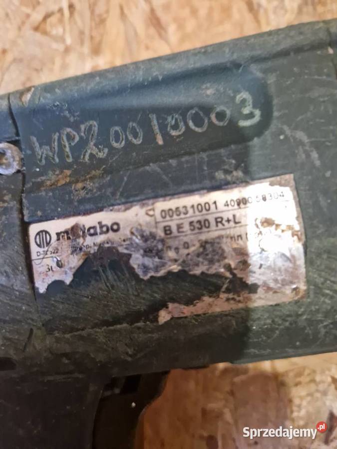 Zakrętarka sieciowa Metabo Be530 RL Pozostałe Głogowa
