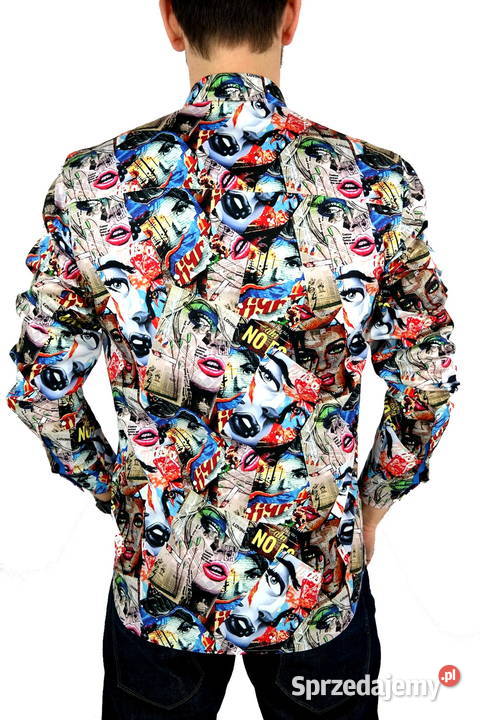 DANIEL BESSI Koszula Męska Fb072 Moda GAZETA Ostrów Wielkopolski