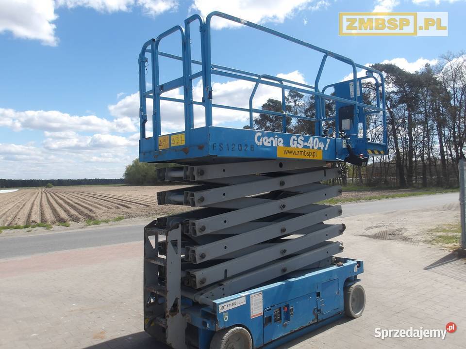 Podnośnik nożycowy zwyżka 14m Genie GS4047 Pleszew sprzedam