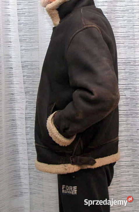 Pilotka Skórzana kurtka lotnicza z kożuchem 4850 mazowieckie Warszawa