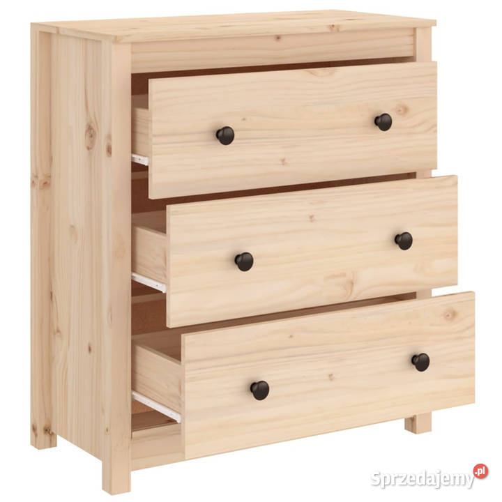 Szafka 70x35x80 lite drewno sosnowe WM813734 Pozostałe mazowieckie Warszawa