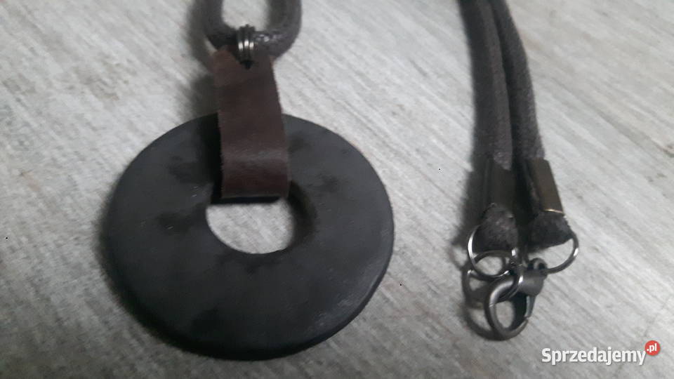 Naszyjnik ceramiczny ręcznie wykonany Otwock