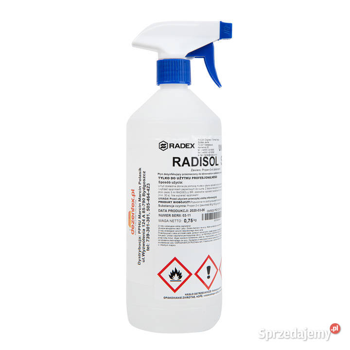Radisol SR 750 ml Płyn dezynfekujący do mycia Bydgoszcz