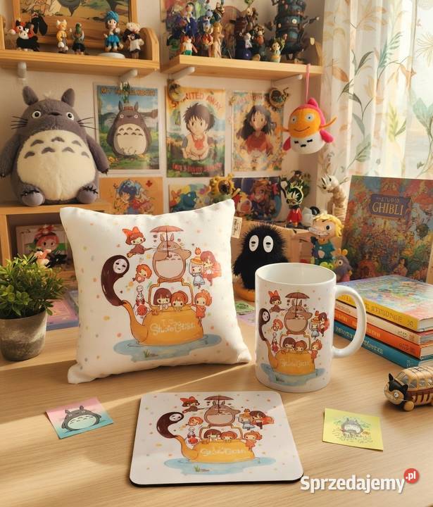 Studio Ghibli Totoro Mononoke Kiki prezent manga Warszawa
